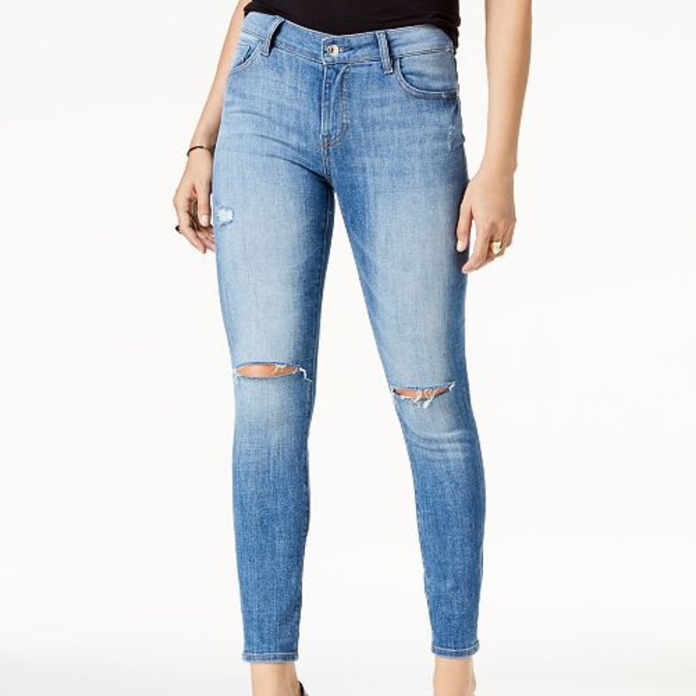 M1858 New York Ripped Denim Jeans ✨ Sz 27